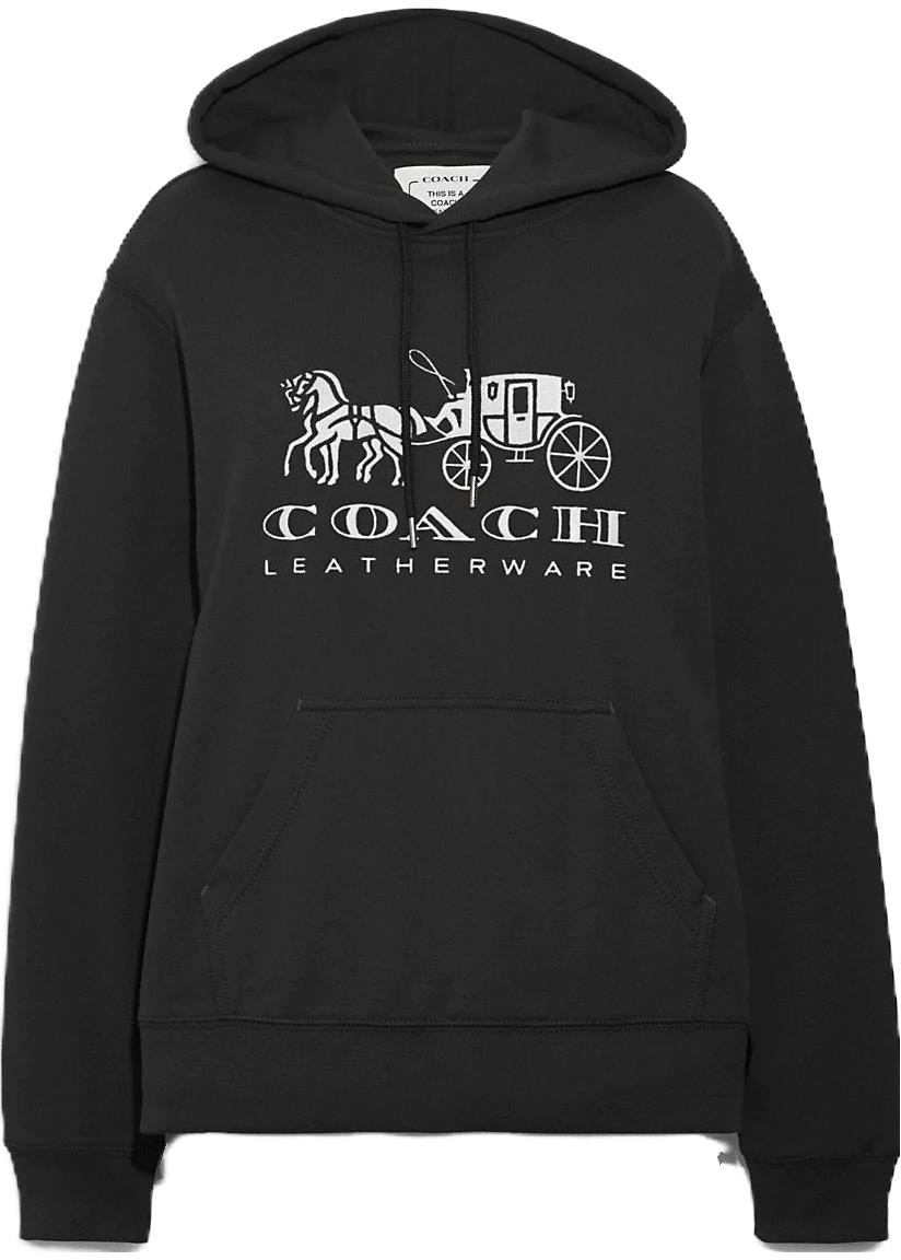 women-coach-fw-22-forever-series-solid-logo-carriage-print-hoodie-women-c9118-blk