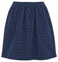 (Women) COACH FW22 Quilted Pattern Mini Skirt for Women - Blue C7909-TP9 (Women) COACH FW22 Quilted Pattern Mini Skirt for Women - Blue C7909-TP9