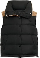 (Women) COACH FW23 Black Logo Embroidered Down Vest. CL272-BLK (Women) COACH FW23 Black Logo Embroidered Down Vest. CL272-BLK