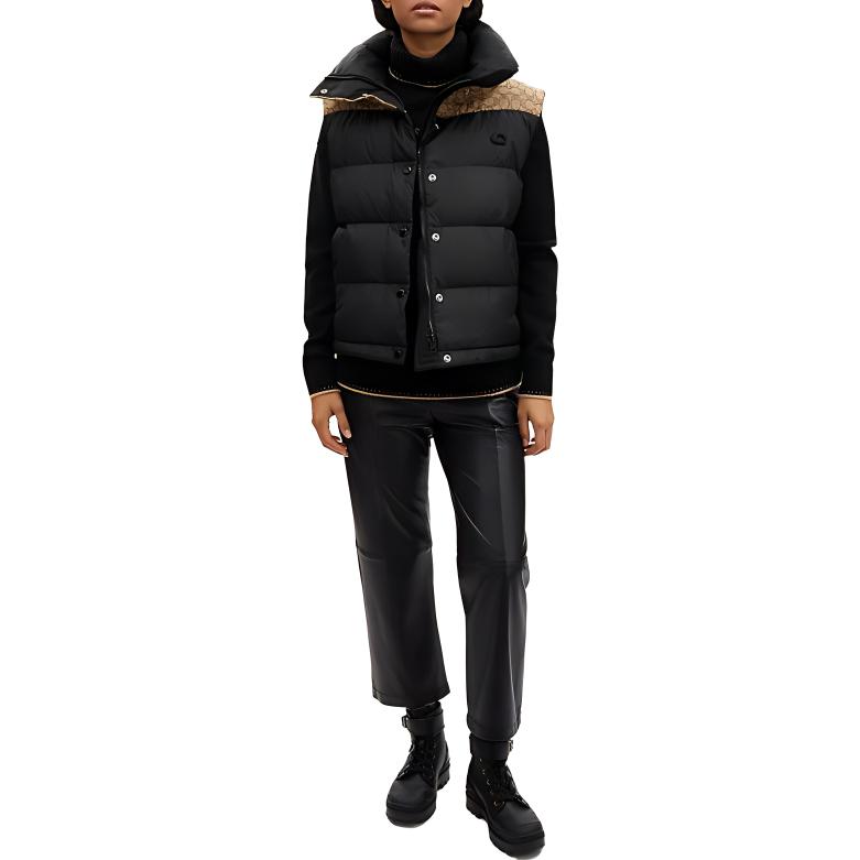 Lookbook (W) COACH FW23 Rompi Hitam Logo Bordir. CL272-BLK