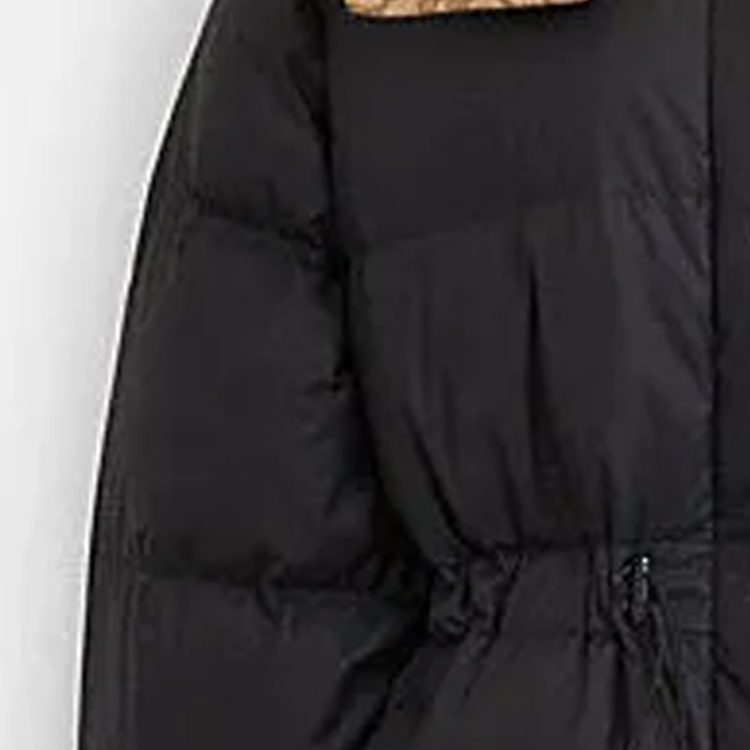 Sizing (W) COACH FW23 黑色長版連帽羽絨外套 保暖時尚外衣 CL273-BLK