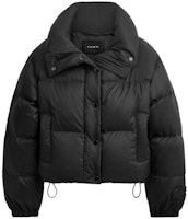 (Women) COACH FW23 Black Short Down Jacket with Warm Collar and Slim Fit. CL932-BLK (Women) COACH FW23 Black Short Down Jacket with Warm Collar and Slim Fit. CL932-BLK