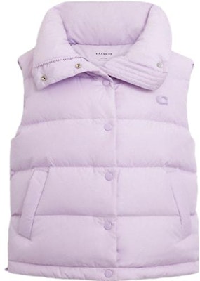 (W) コーチ FW23 グリーンカラー ダウンベスト カジュアルボタンデザイン. CL274-CZS Cheap (W) コーチ FW23 グリーンカラー ダウンベスト カジュアルボタンデザイン. CL274-CZS