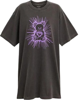 (W) 코치 FW23 그레이 테디베어 프린트 반팔 드레스. CL320-SMO Buy (W) 코치 FW23 그레이 테디베어 프린트 반팔 드레스. CL320-SMO