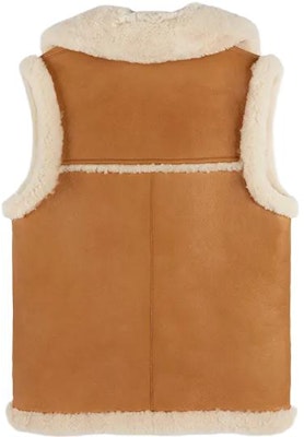 (W) 蔻驰FW23象牙白毛边翻折领背心. CL686-NA-IY Lookbook (W) 蔻驰FW23象牙白毛边翻折领背心. CL686-NA-IY