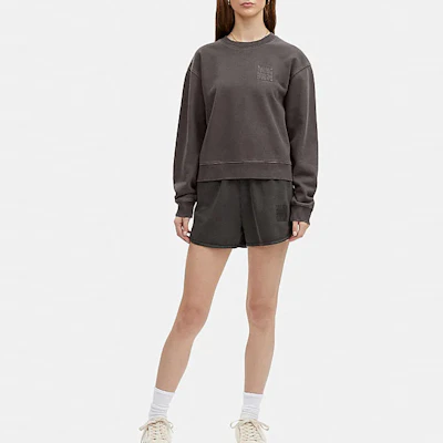 (W) Coach FW23 灰色印花Logo休閒圓領衛衣 CI853-SMO Lookbook (W) Coach FW23 灰色印花Logo休閒圓領衛衣 CI853-SMO