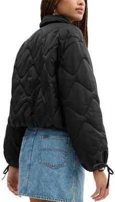 (W) COACH FW24 黑色純色長袖扣式棉質外套 CY561-BLK Purchase (W) COACH FW24 黑色純色長袖扣式棉質外套 CY561-BLK