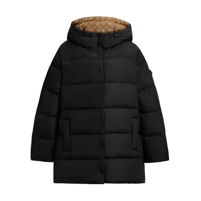 (Women) COACH FW24 Classic Black Long Down Jacket CV927-BLK