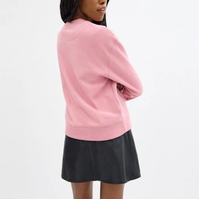 (Women) COACH FW24 Pink Bow Print Long-Sleeve Crewneck Sweatshirt CZ017-LKK Shop (Women) COACH FW24 Pink Bow Print Long-Sleeve Crewneck Sweatshirt CZ017-LKK