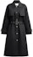 Buy (Women) COACH FW24 Washed Black Belted Mid-Length Trench Coat. CT428-A0R