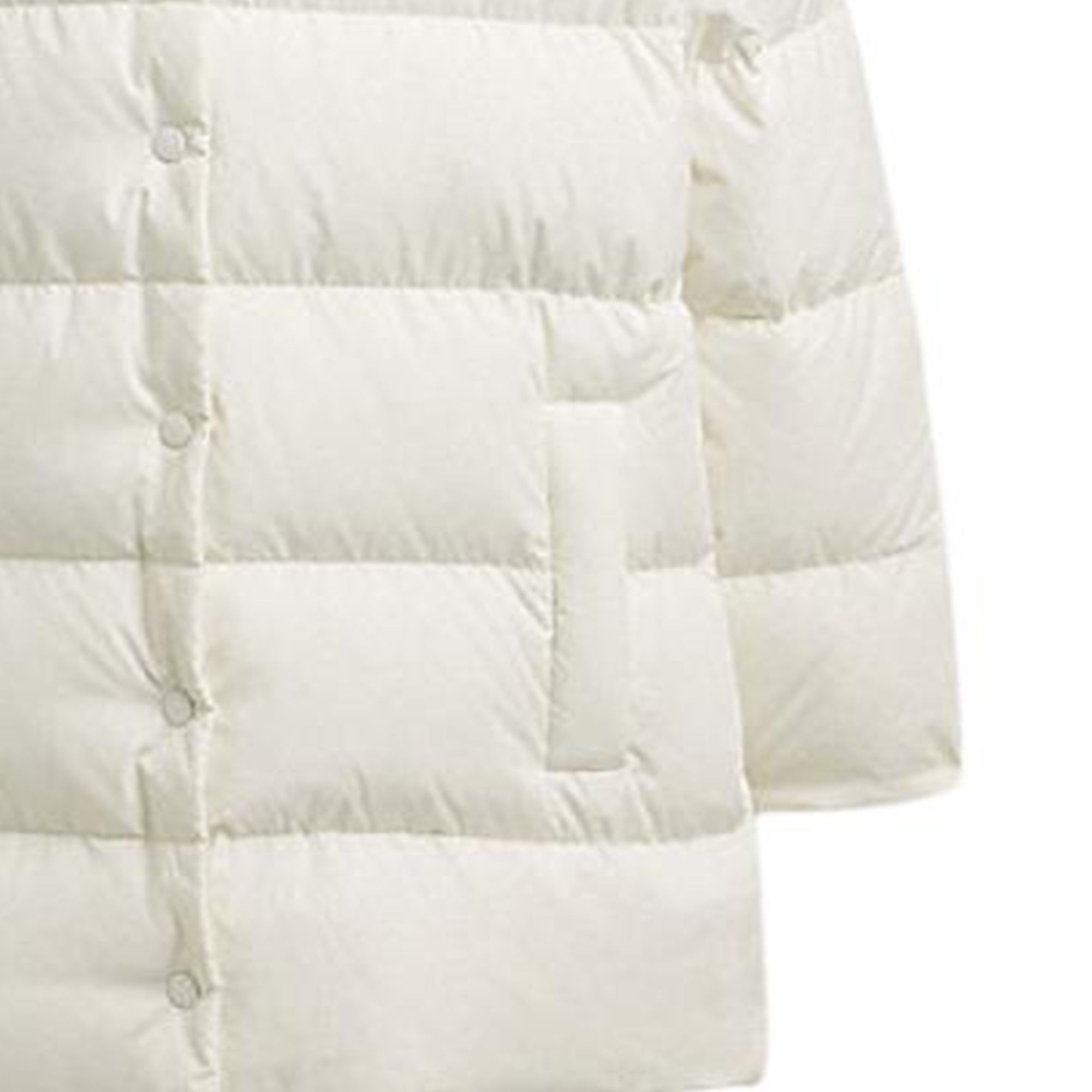 Details for (Women) COACH FW24  White Hooded Down Jacket with Removable Fur Trim CV301-CRM