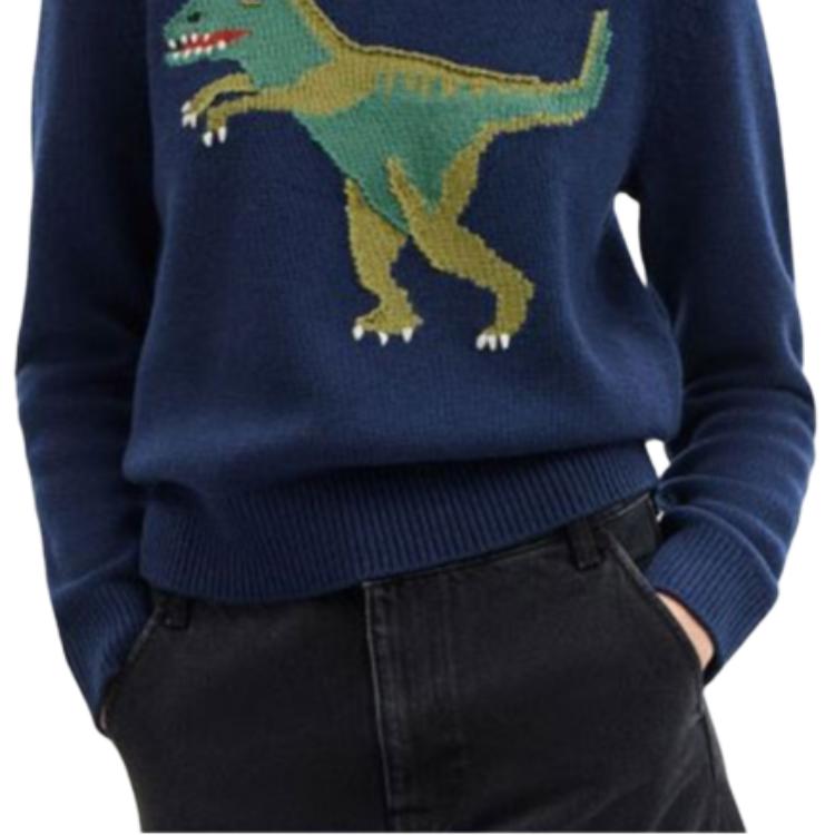 Details for (Women) COACH FW25  Animal Print Crewneck Long-Sleeve Sweater. CCN39-B5H