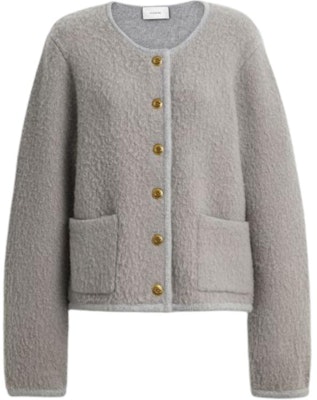 (Women) COACH FW25 Fleece Long Sleeve Coat with Pockets and Single Button. CCN41-GRY Order (Women) COACH FW25 Fleece Long Sleeve Coat with Pockets and Single Button. CCN41-GRY