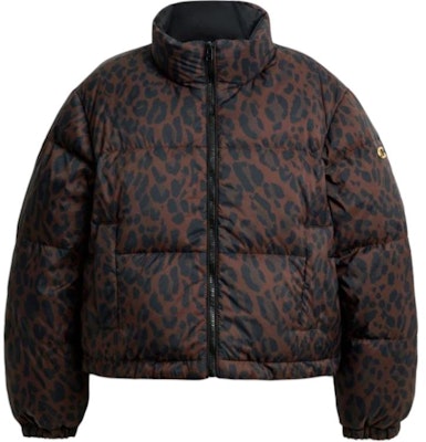 (Women) COACH FW25 Reversible Nylon Leopard Print Down Jacket CCB27-LEO Buy (Women) COACH FW25 Reversible Nylon Leopard Print Down Jacket CCB27-LEO