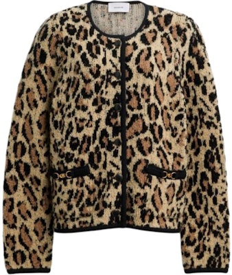 (Women) COACH FW25 Leopard Print Button-Up Long Sleeve Jacket for Women CCN42-LEO Order (Women) COACH FW25 Leopard Print Button-Up Long Sleeve Jacket for Women CCN42-LEO