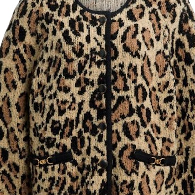 (Women) COACH FW25 Leopard Print Button-Up Long Sleeve Jacket for Women CCN42-LEO Lookbook (Women) COACH FW25 Leopard Print Button-Up Long Sleeve Jacket for Women CCN42-LEO