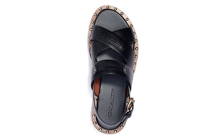 (W) Coach Gemma Sandal 'Black Fashion' 圖 4