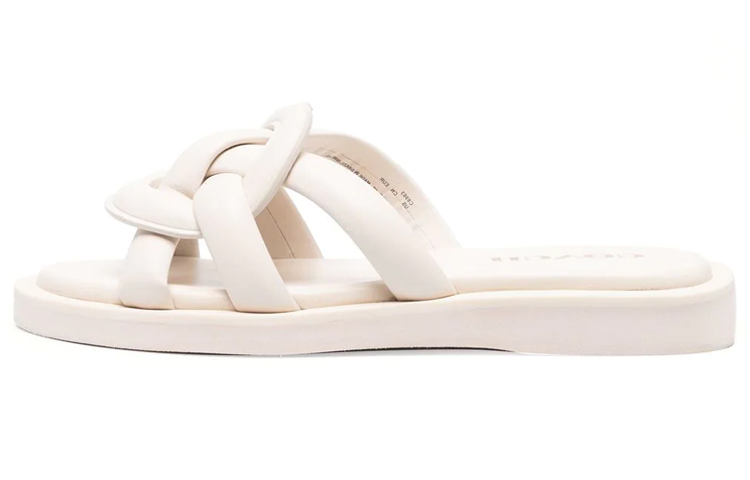 (Women) Coach Georgie 'White Woven Strap' C8983_CHK