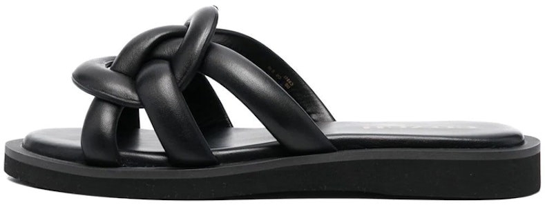 (W) 코치 조지 웨빙 가죽 슬라이드 (블랙) C8983_BLK Buy (W) 코치 조지 웨빙 가죽 슬라이드 (블랙) C8983_BLK