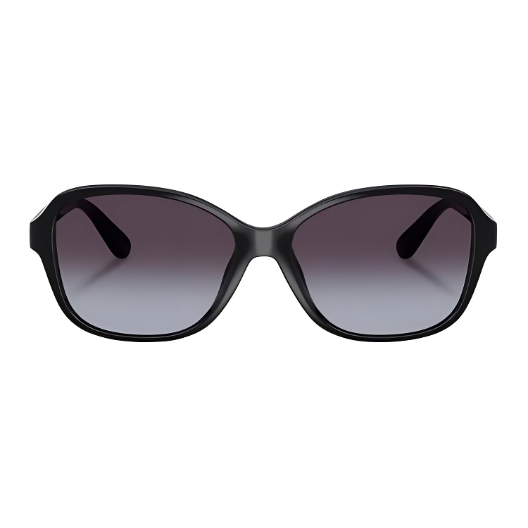 Lookbook (W) COACH Kacamata Hitam Oversized Gradient Wanita Unik Plastik CAE95 BLK ONE