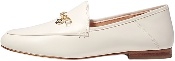 (Women) Coach Hanna 'White Leather Loafer' CB989_CHK (Women) Coach Hanna 'White Leather Loafer' CB989_CHK