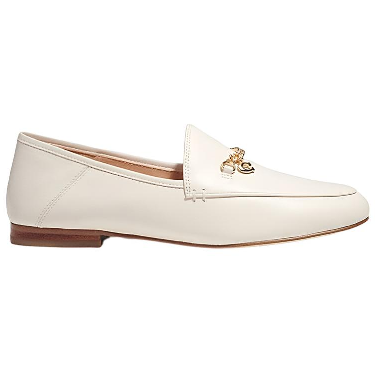 (W) Coach Hanna 'White Leather Loafer' 圖 2