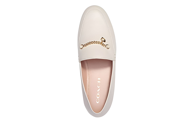 Shop (W) Coach Hanna ''Witte Leren Loafer'' CB989_CHK