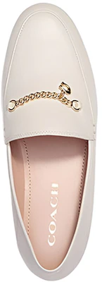 (W) Coach Hanna ''Witte Leren Loafer'' CB989_CHK Shop (W) Coach Hanna ''Witte Leren Loafer'' CB989_CHK