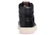 (W) Coach High-Top Lace-Up Sneaker 'Kanvas Kulit Hitam'. CD304_BLK