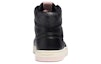 Lookbook (W) Coach High-Top Lace-Up Sneaker 'Kanvas Kulit Hitam'. CD304_BLK