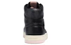 Lookbook (W) Coach High-Top Lace-Up Sneaker 'Kanvas Kulit Hitam'. CD304_BLK