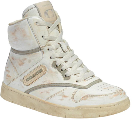 (W) Coach High-Top Ledersneaker ''Fashion Beige'' CK972_VYO Order (W) Coach High-Top Ledersneaker ''Fashion Beige'' CK972_VYO