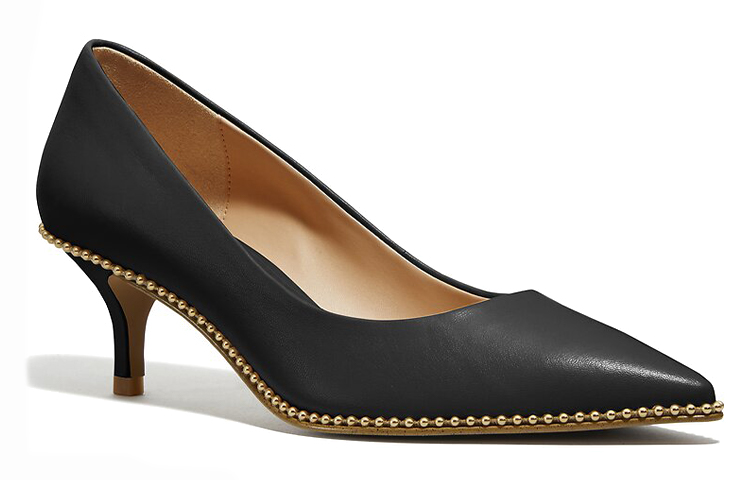 (W) Coach High Heel 'Elegant Smooth Black Leather' 圖 2