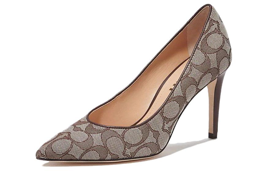 (Women) Coach High Heel 'Simplistic Grey and White' CD293-S8W