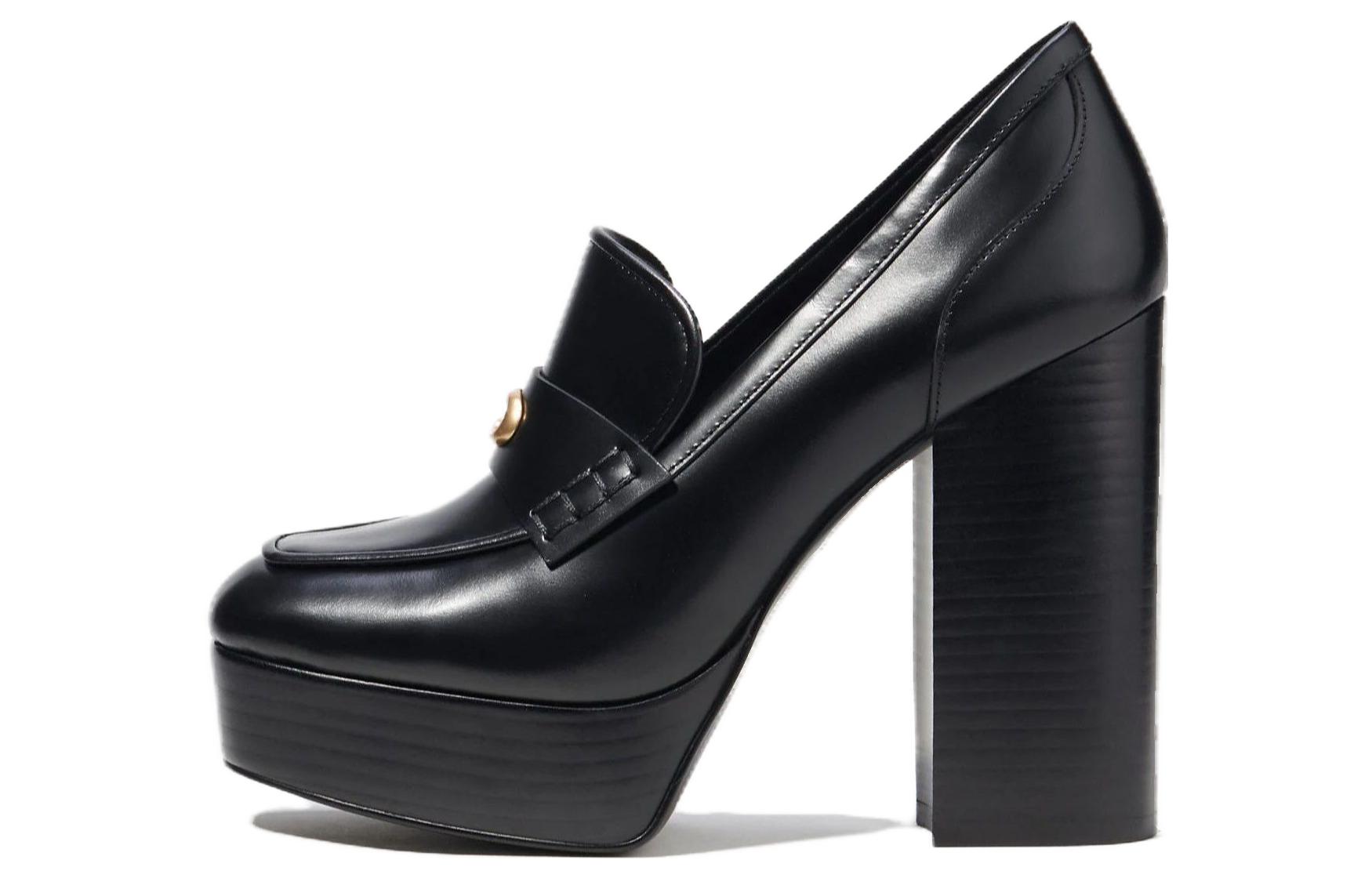 (Women) Coach Ilyse 'Black Square Toe Block Heel' CN142_BLK