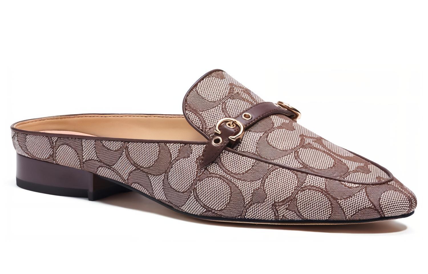 (W) Coach Irene Jacquard 'Brown Horsebit Loafer' 圖 2