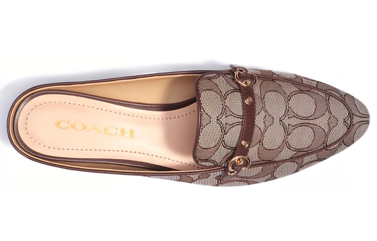 (W) Coach Irene Jacquard 'Brown Horsebit Loafer' 圖 3