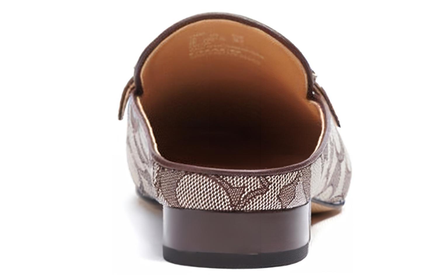 (W) Coach Irene Jacquard 'Brown Horsebit Loafer' 圖 4