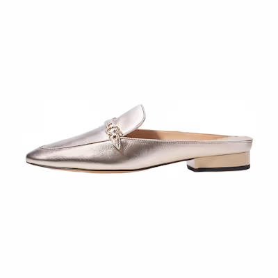 (W) Coach Irene Mule 'Gold Leather'