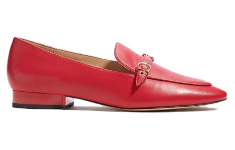 (W) Coach Isabel Leather Loafer 'Red' 圖 2