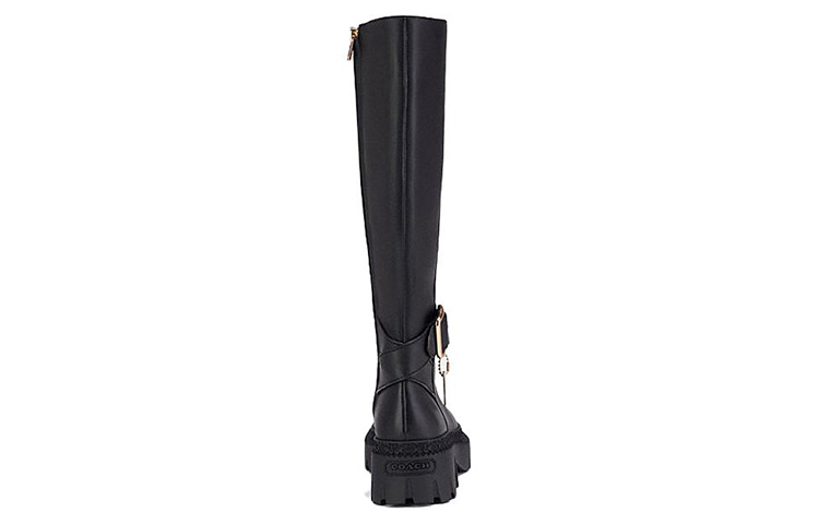 (W) Coach James High 'Black Leather' 圖 3
