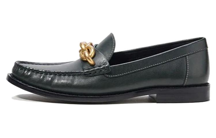 (W) Coach Jess Leather Loafer 'Green'