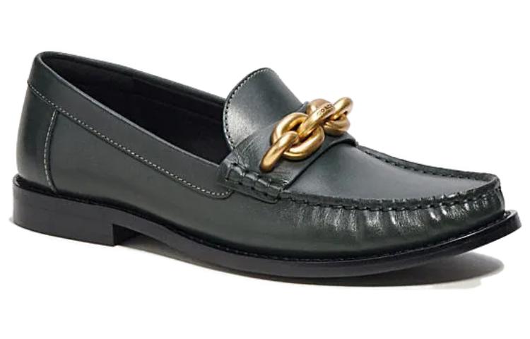 (W) Coach Jess Leather Loafer 'Green' 圖 2