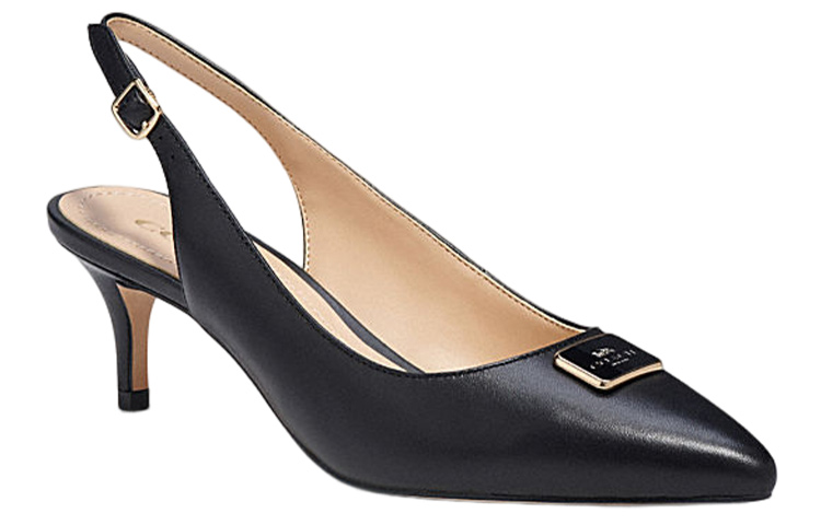 (W) Coach Jillian 'Black Buckle Pointed-Toe Stiletto' 圖 2