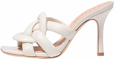 (Women) Coach Kellie Leather High-Heeled Sandal 'White' C8985_CHK (Women) Coach Kellie Leather High-Heeled Sandal 'White' C8985_CHK