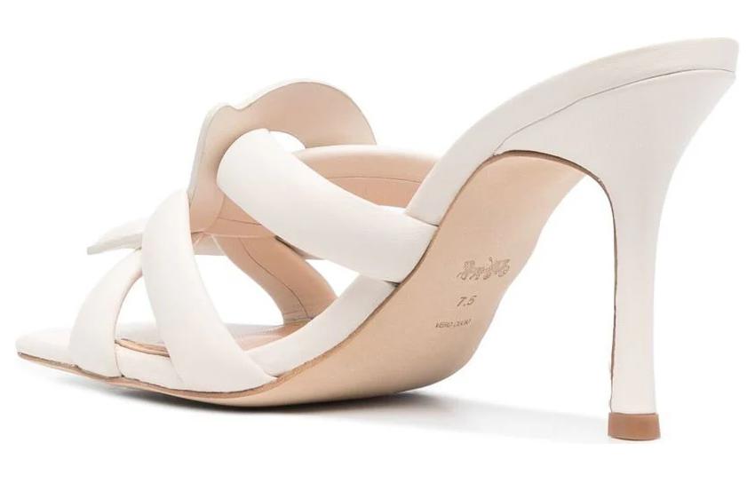 Shop (W) コーチ ケリー レザー ハイヒール サンダル (ホワイト) C8985_CHK