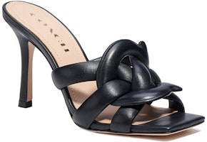 (W) コーチ ケリー レザー スライドサンダル 'ブラックストラップ ハイヒール' C8985_BLK C8985_BLK Order (W) コーチ ケリー レザー スライドサンダル 'ブラックストラップ ハイヒール' C8985_BLK C8985_BLK