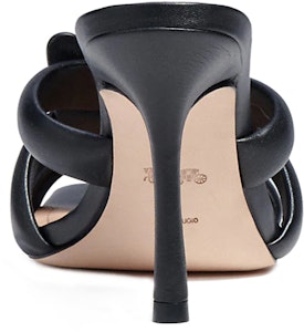 (W) 蔻驰Kellie黑色高跟皮面拖鞋 C8985_BLK Shop (W) 蔻驰Kellie黑色高跟皮面拖鞋 C8985_BLK