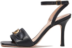(Women) Coach Kyra Leather Fashion Open-Toe Sandal 'Black' CI205_BLK (Women) Coach Kyra Leather Fashion Open-Toe Sandal 'Black' CI205_BLK