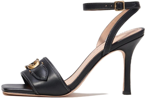 (Women) Coach Kyra Leather Fashion Open-Toe Sandal 'Black' CI205_BLK Buy (Women) Coach Kyra Leather Fashion Open-Toe Sandal 'Black' CI205_BLK